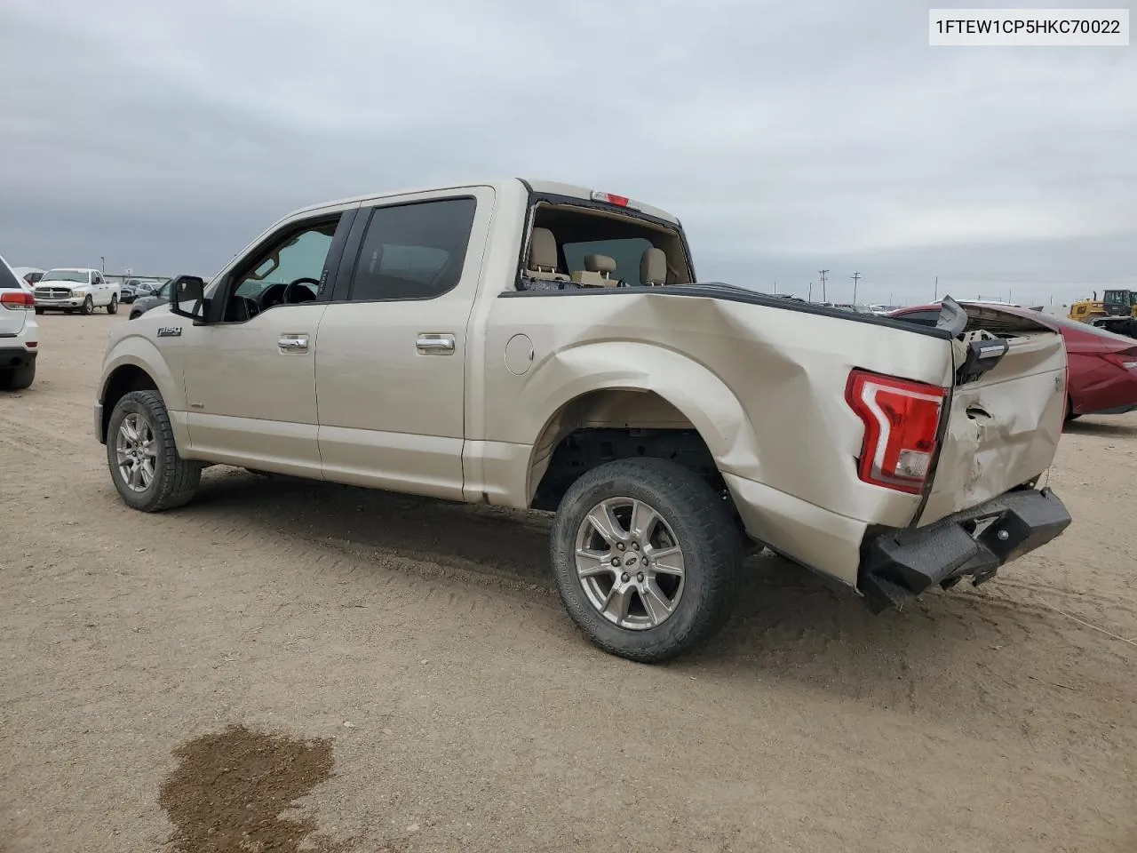 2017 Ford F150 Supercrew VIN: 1FTEW1CP5HKC70022 Lot: 76721194