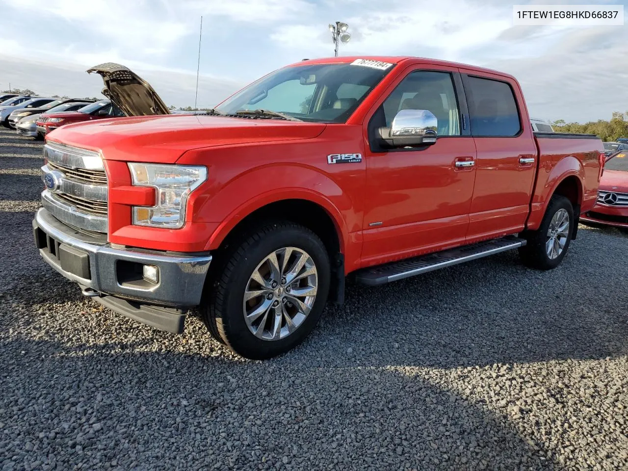 2017 Ford F150 Supercrew VIN: 1FTEW1EG8HKD66837 Lot: 76777194