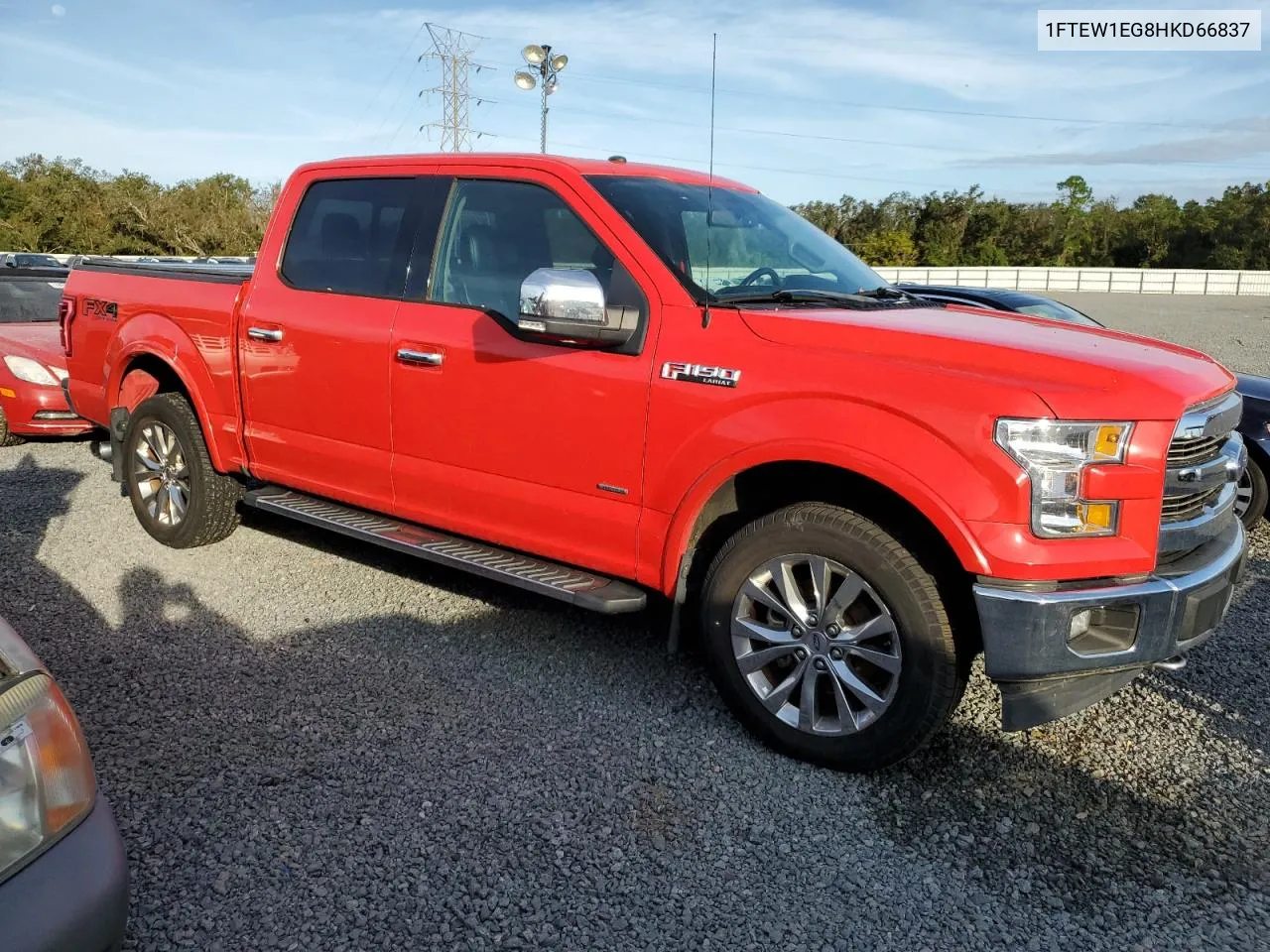 2017 Ford F150 Supercrew VIN: 1FTEW1EG8HKD66837 Lot: 76777194