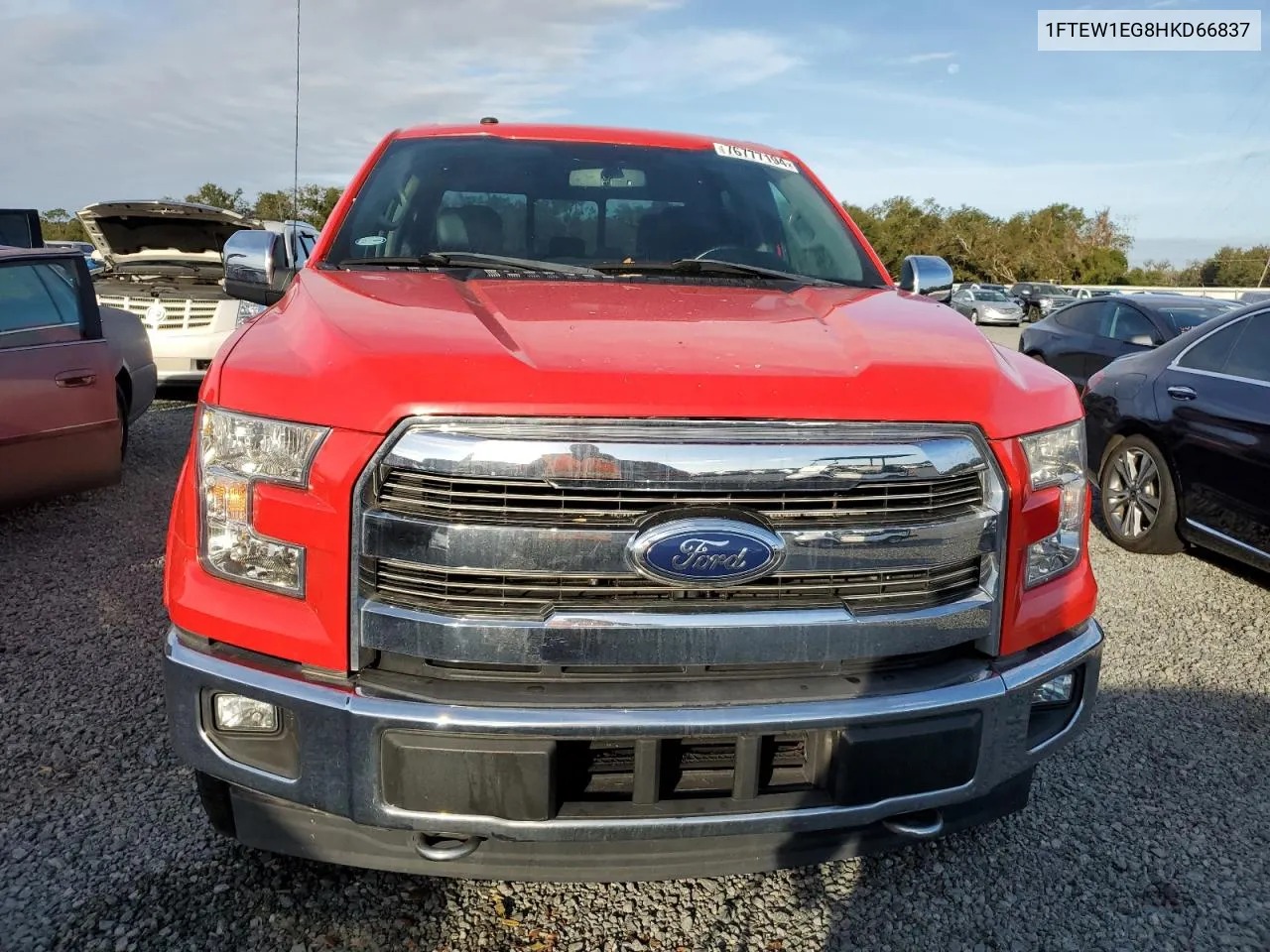 2017 Ford F150 Supercrew VIN: 1FTEW1EG8HKD66837 Lot: 76777194