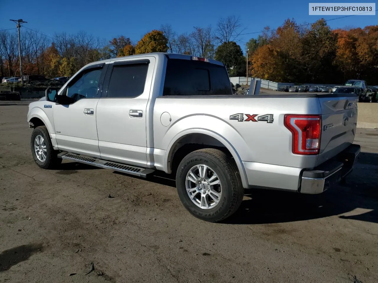 2017 Ford F150 Supercrew VIN: 1FTEW1EP3HFC10813 Lot: 76892714