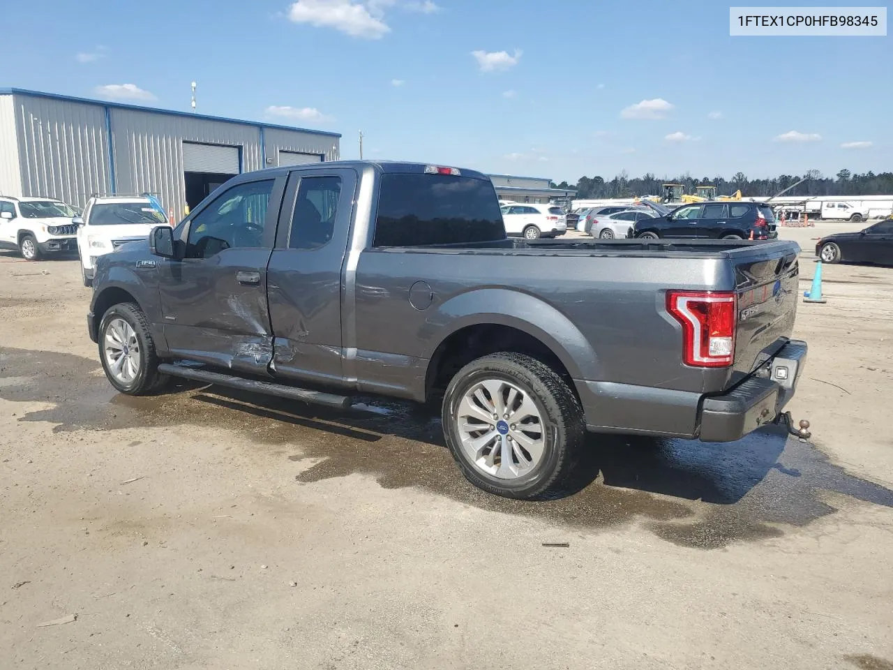 2017 Ford F150 Super Cab VIN: 1FTEX1CP0HFB98345 Lot: 76899994