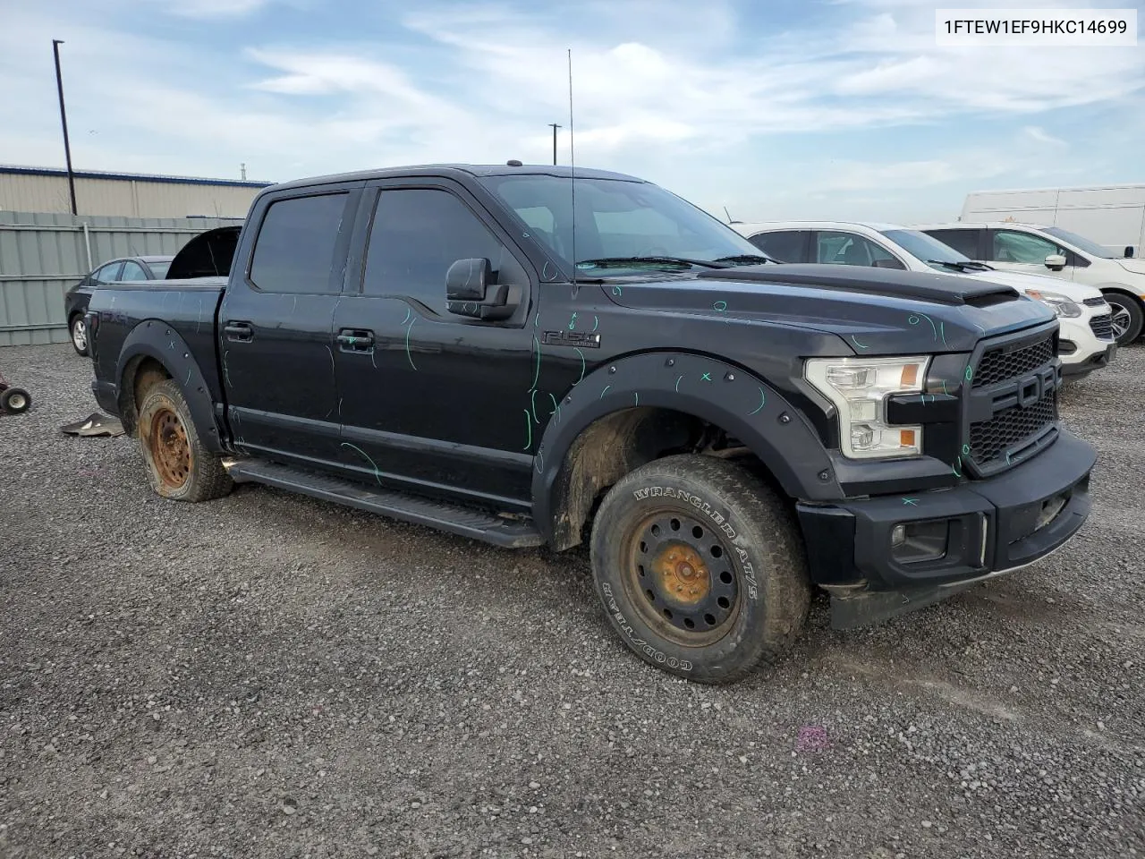 2017 Ford F150 Supercrew VIN: 1FTEW1EF9HKC14699 Lot: 76993724