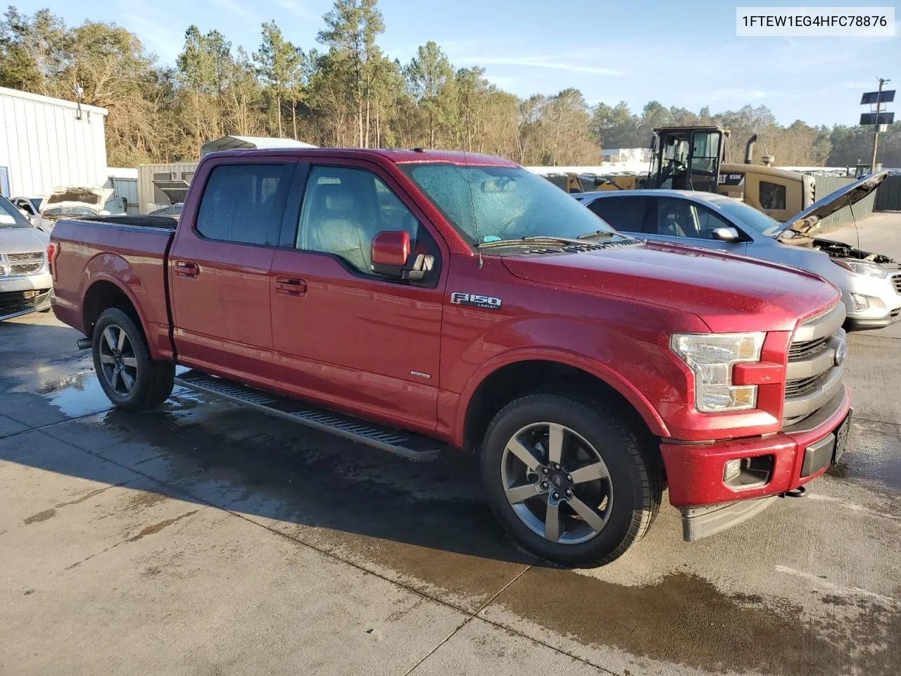 2017 Ford F150 Supercrew VIN: 1FTEW1EG4HFC78876 Lot: 77087594