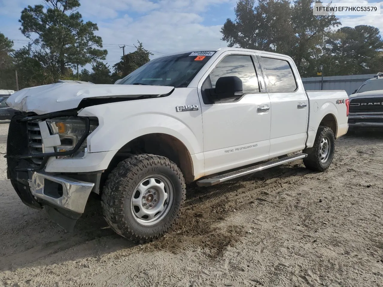 2017 Ford F150 Supercrew VIN: 1FTEW1EF7HKC53579 Lot: 77100864