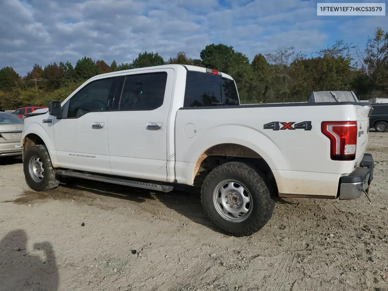 2017 Ford F150 Supercrew VIN: 1FTEW1EF7HKC53579 Lot: 77100864