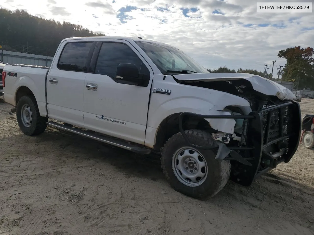 2017 Ford F150 Supercrew VIN: 1FTEW1EF7HKC53579 Lot: 77100864