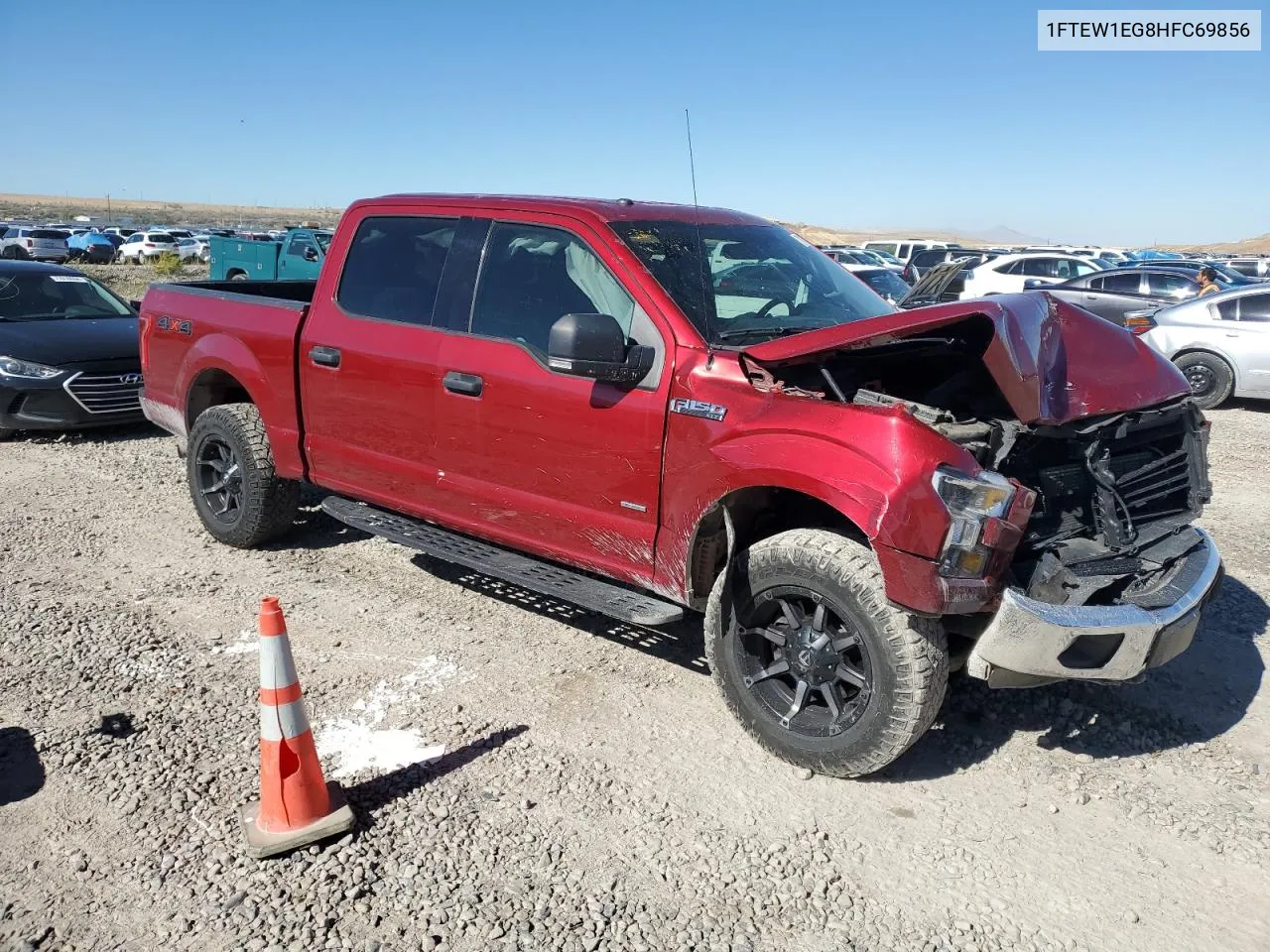 2017 Ford F150 Supercrew VIN: 1FTEW1EG8HFC69856 Lot: 77111524