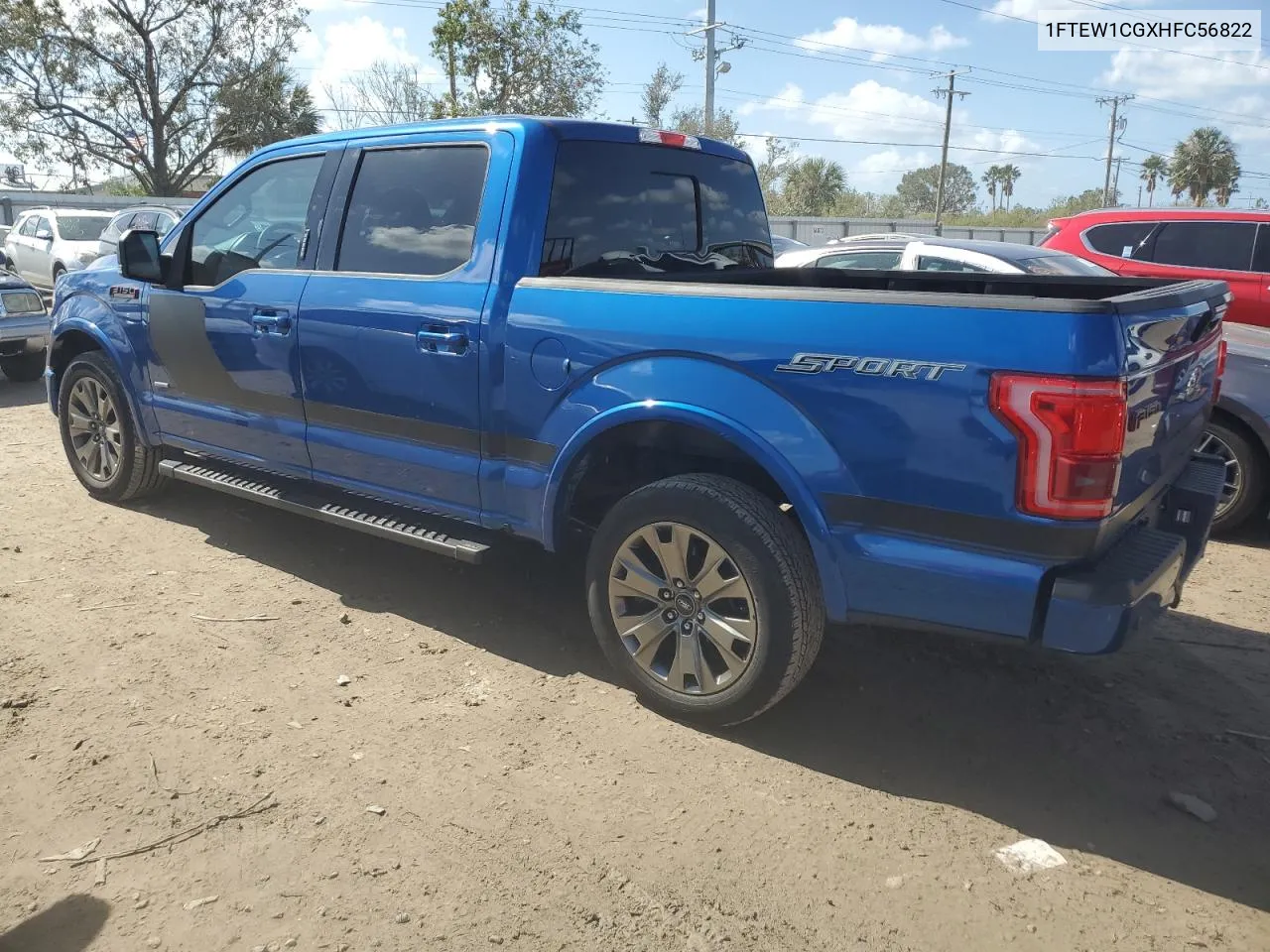 1FTEW1CGXHFC56822 2017 Ford F150 Supercrew