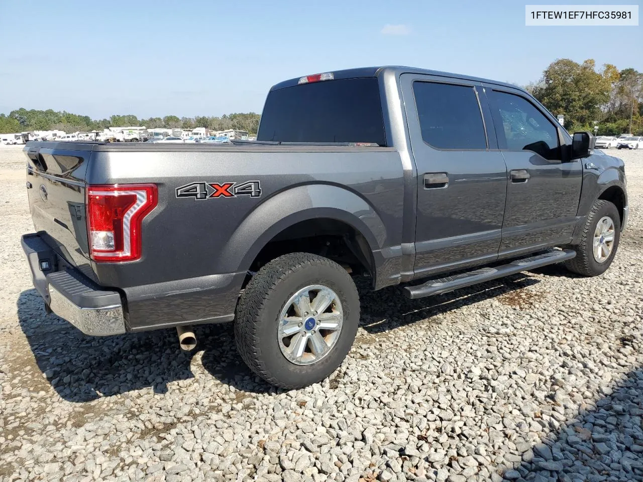 2017 Ford F150 Supercrew VIN: 1FTEW1EF7HFC35981 Lot: 77248424