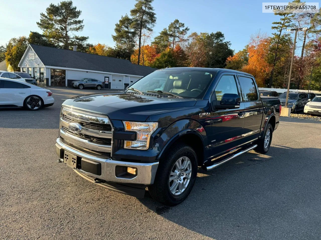 2017 Ford F150 Supercrew VIN: 1FTEW1EP8HFA55708 Lot: 77357394