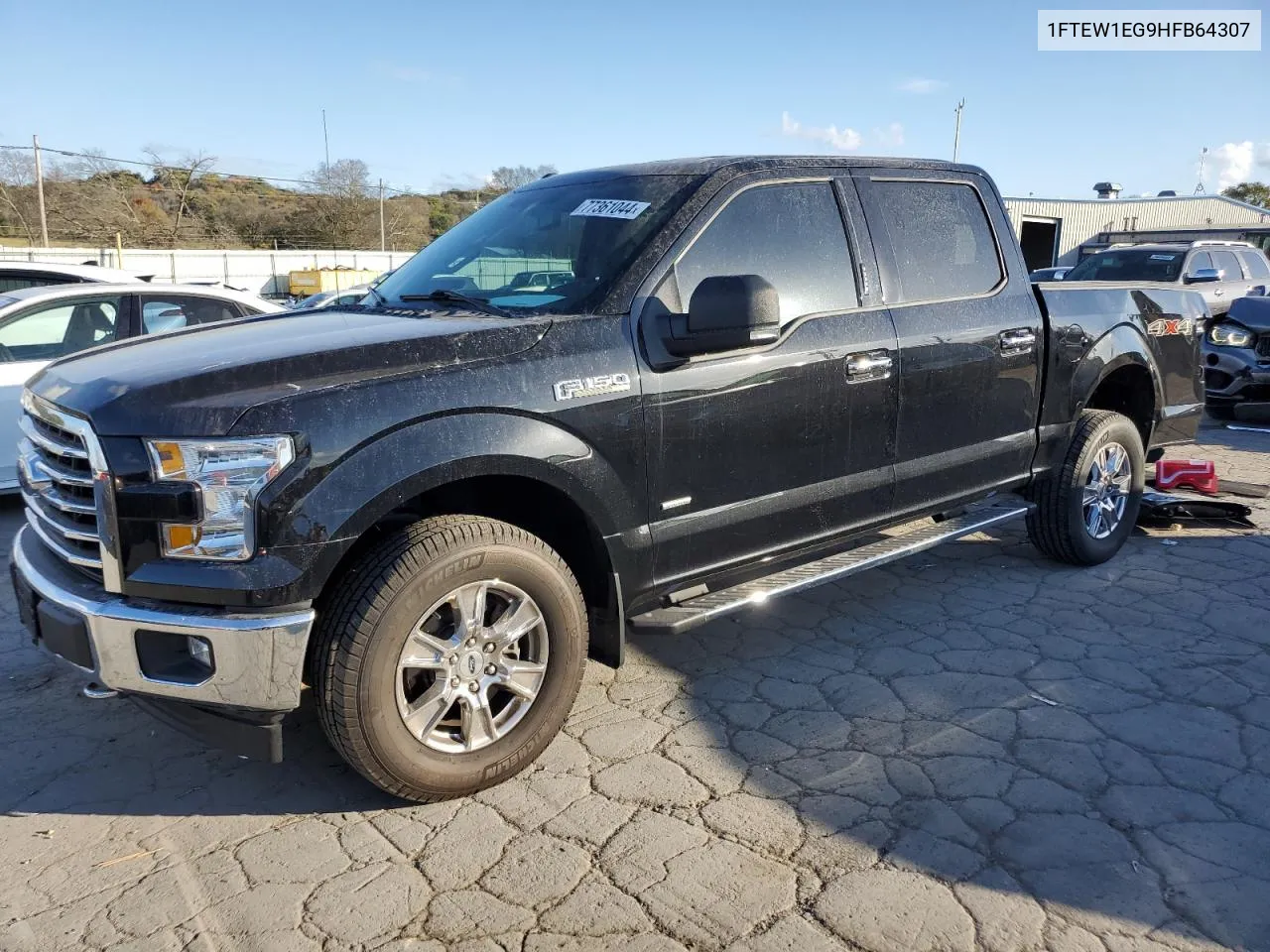 2017 Ford F150 Supercrew VIN: 1FTEW1EG9HFB64307 Lot: 77361044