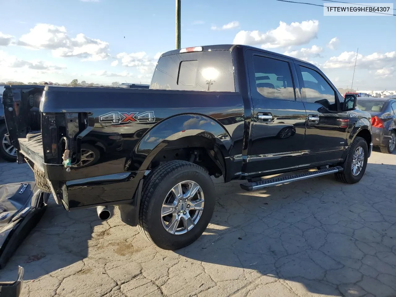 2017 Ford F150 Supercrew VIN: 1FTEW1EG9HFB64307 Lot: 77361044