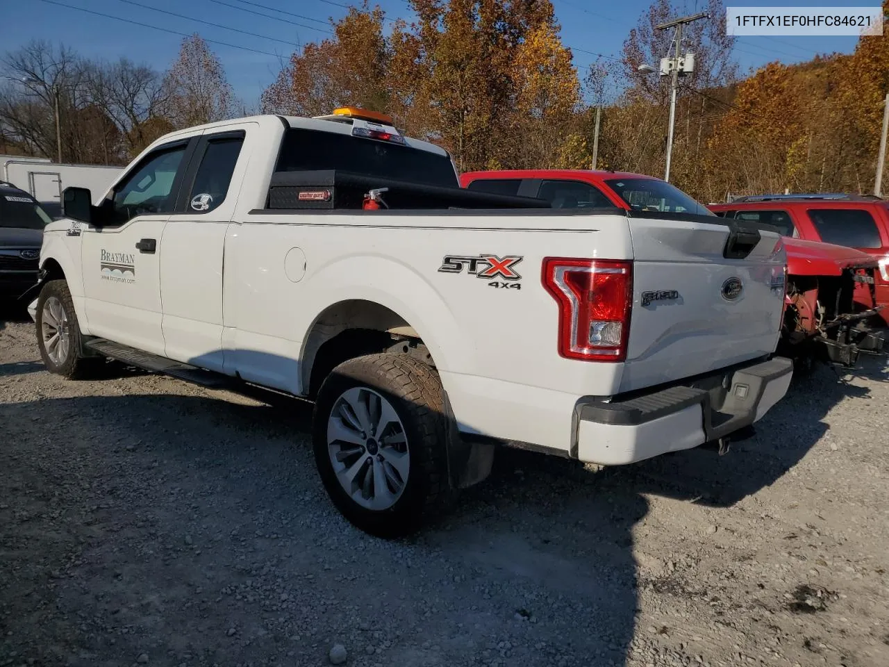 2017 Ford F150 Super Cab VIN: 1FTFX1EF0HFC84621 Lot: 77366404