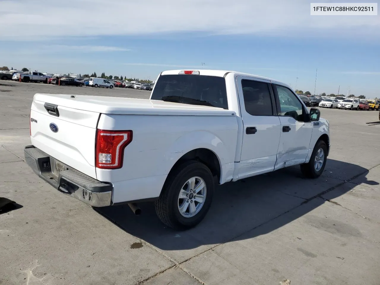 2017 Ford F150 Supercrew VIN: 1FTEW1C88HKC92511 Lot: 77396324