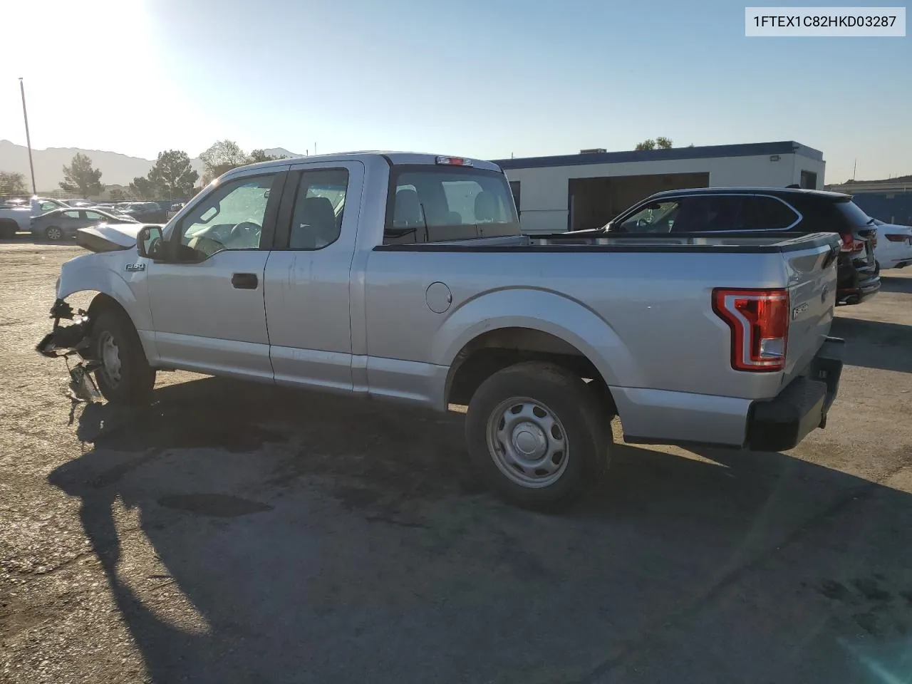 2017 Ford F150 Super Cab VIN: 1FTEX1C82HKD03287 Lot: 77462644