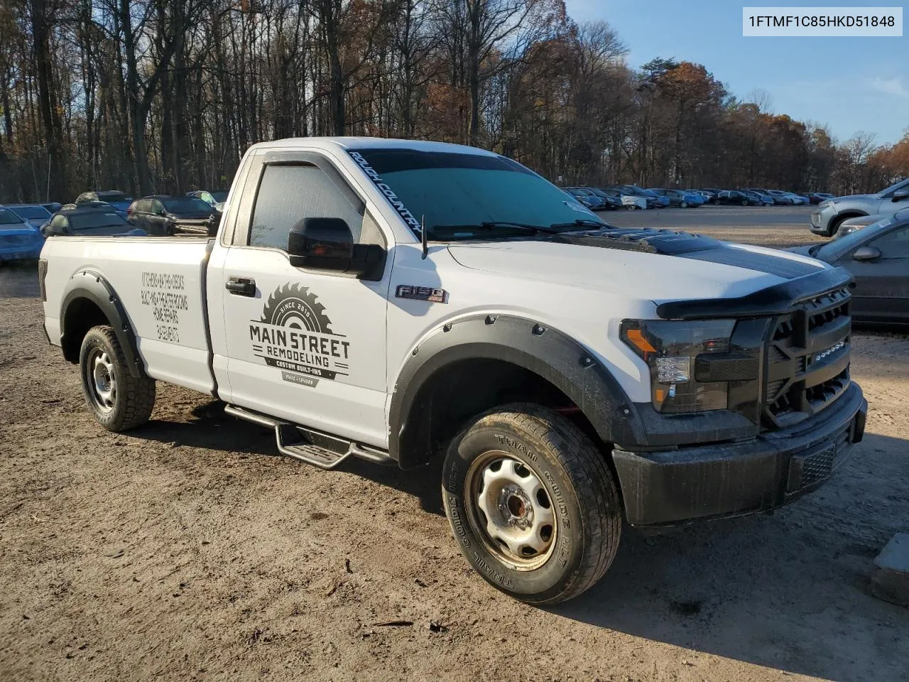 2017 Ford F150 VIN: 1FTMF1C85HKD51848 Lot: 77562444