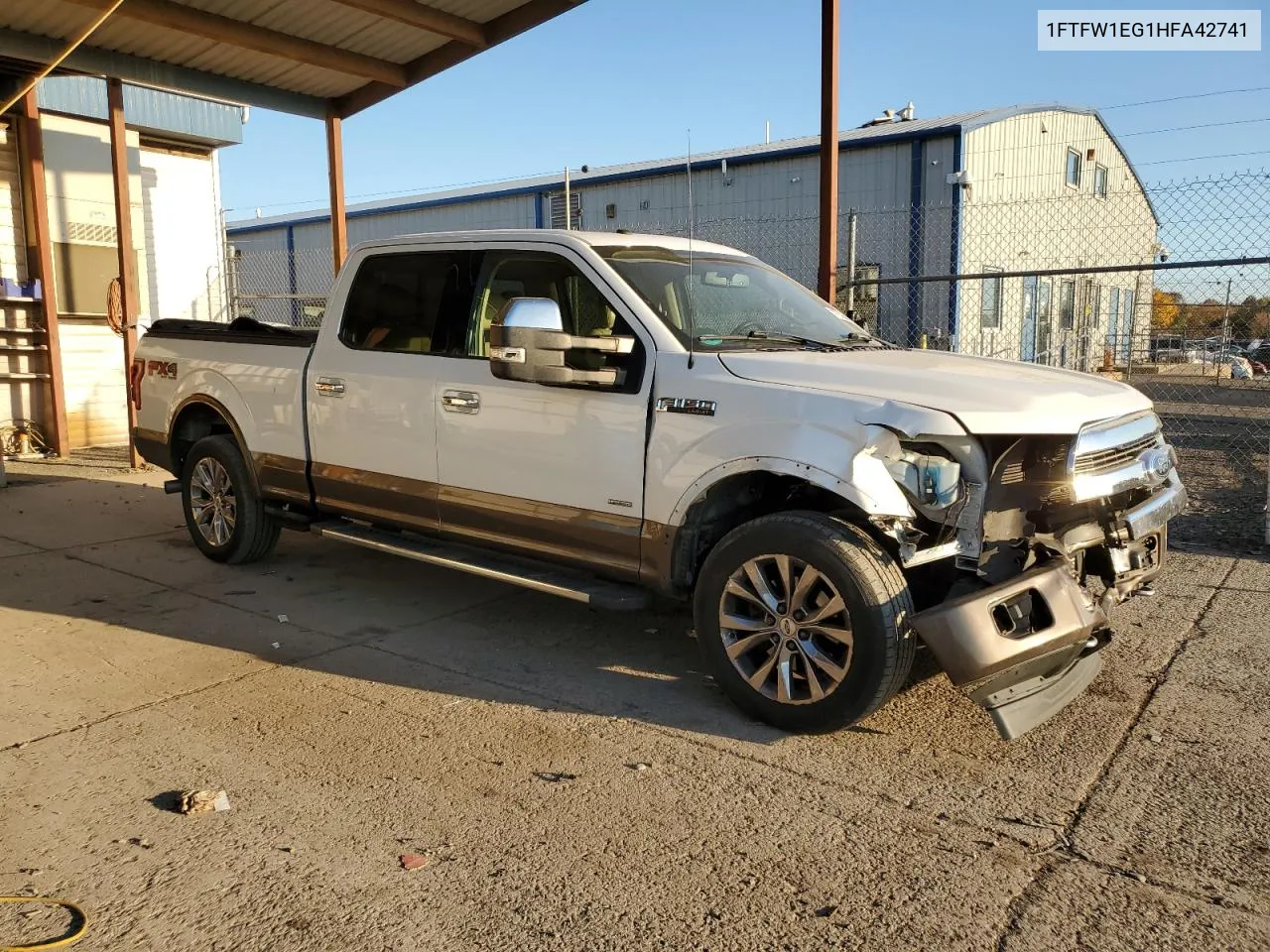 2017 Ford F150 Supercrew VIN: 1FTFW1EG1HFA42741 Lot: 77579644