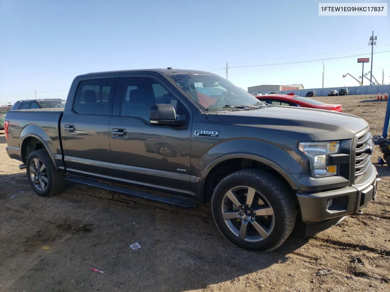 2017 Ford F150 Supercrew VIN: 1FTEW1EG9HKC17837 Lot: 77604904