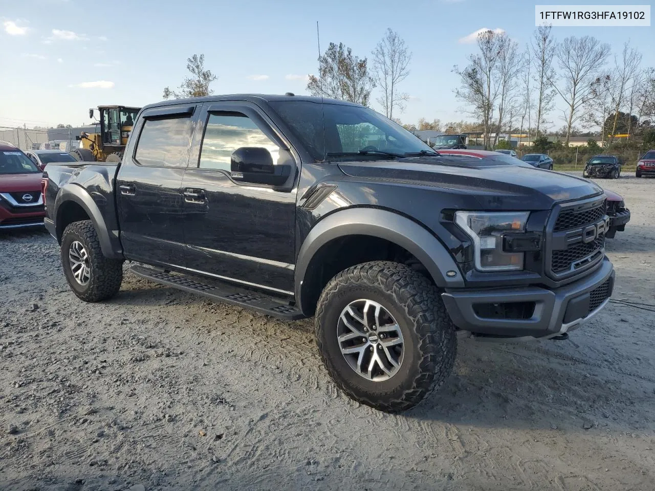 2017 Ford F150 Raptor VIN: 1FTFW1RG3HFA19102 Lot: 77866524