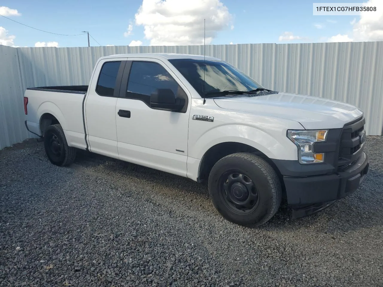 2017 Ford F150 Super Cab VIN: 1FTEX1CG7HFB35808 Lot: 78007674