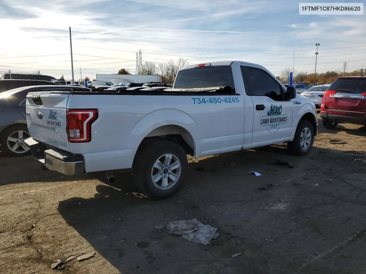 2017 Ford F150 VIN: 1FTMF1C87HKD86620 Lot: 78100214