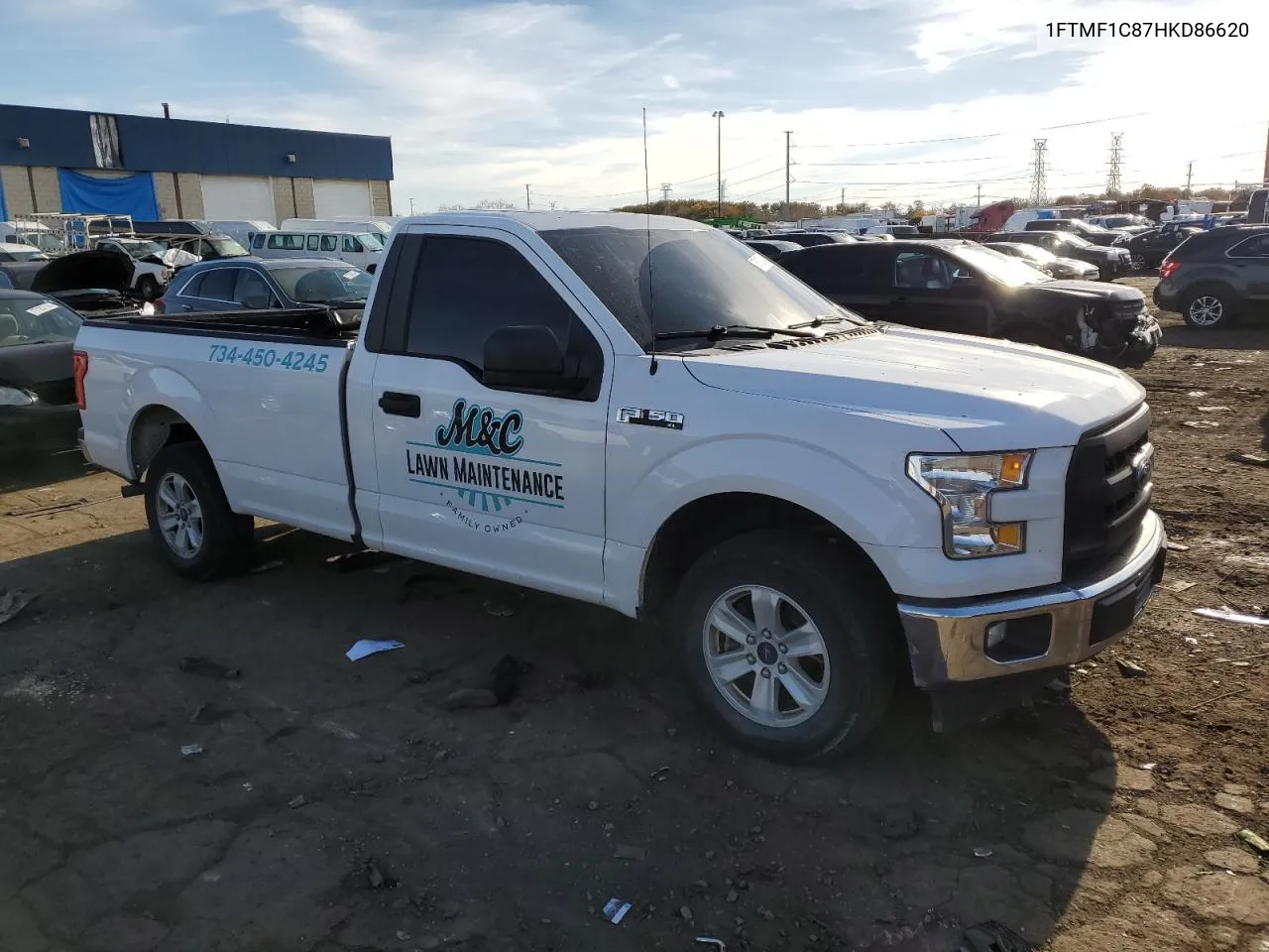 2017 Ford F150 VIN: 1FTMF1C87HKD86620 Lot: 78100214