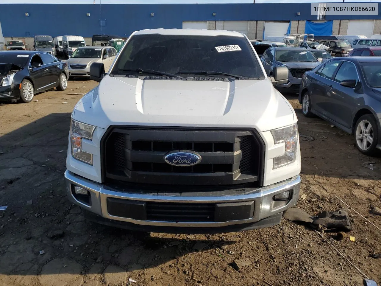 2017 Ford F150 VIN: 1FTMF1C87HKD86620 Lot: 78100214