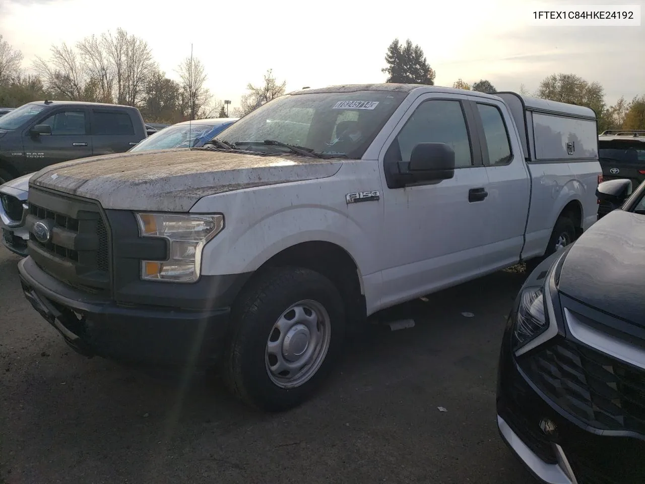 2017 Ford F150 Super Cab VIN: 1FTEX1C84HKE24192 Lot: 78245714