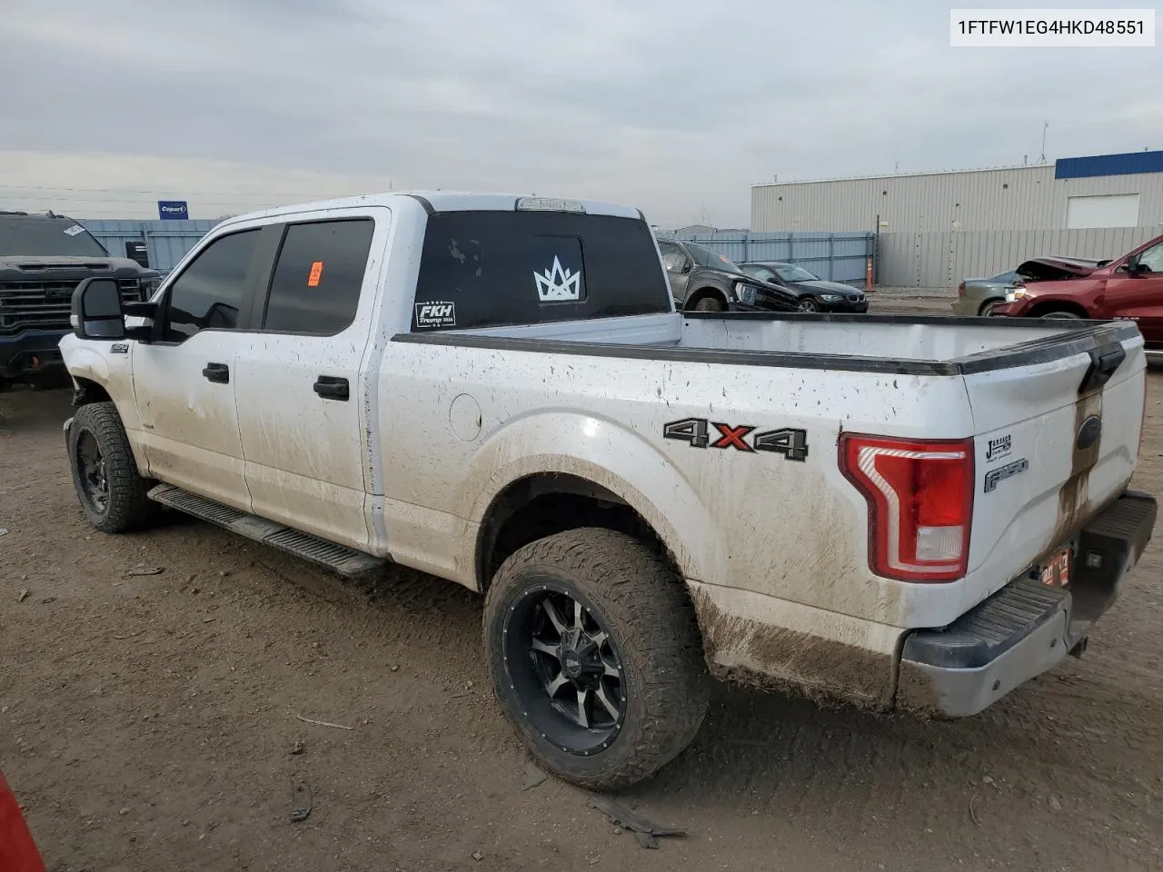 2017 Ford F150 Supercrew VIN: 1FTFW1EG4HKD48551 Lot: 78324144