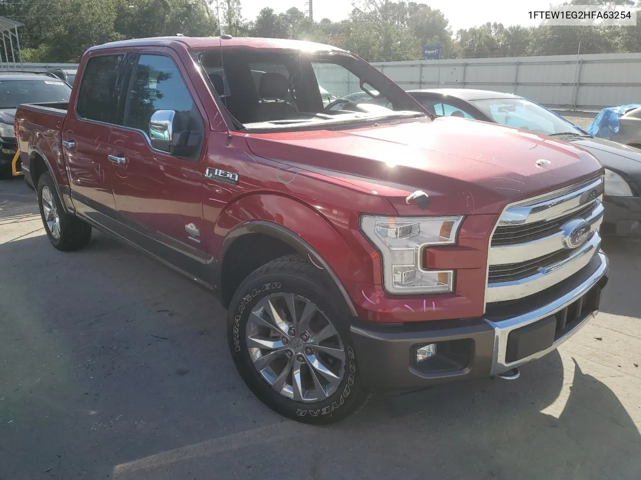 2017 Ford F150 Supercrew VIN: 1FTEW1EG2HFA63254 Lot: 78411434