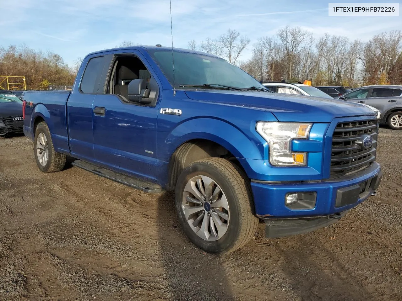 2017 Ford F150 Super Cab VIN: 1FTEX1EP9HFB72226 Lot: 78416894