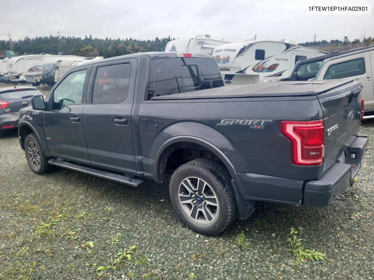 2017 Ford F150 Supercrew VIN: 1FTEW1EP1HFA02901 Lot: 78418644