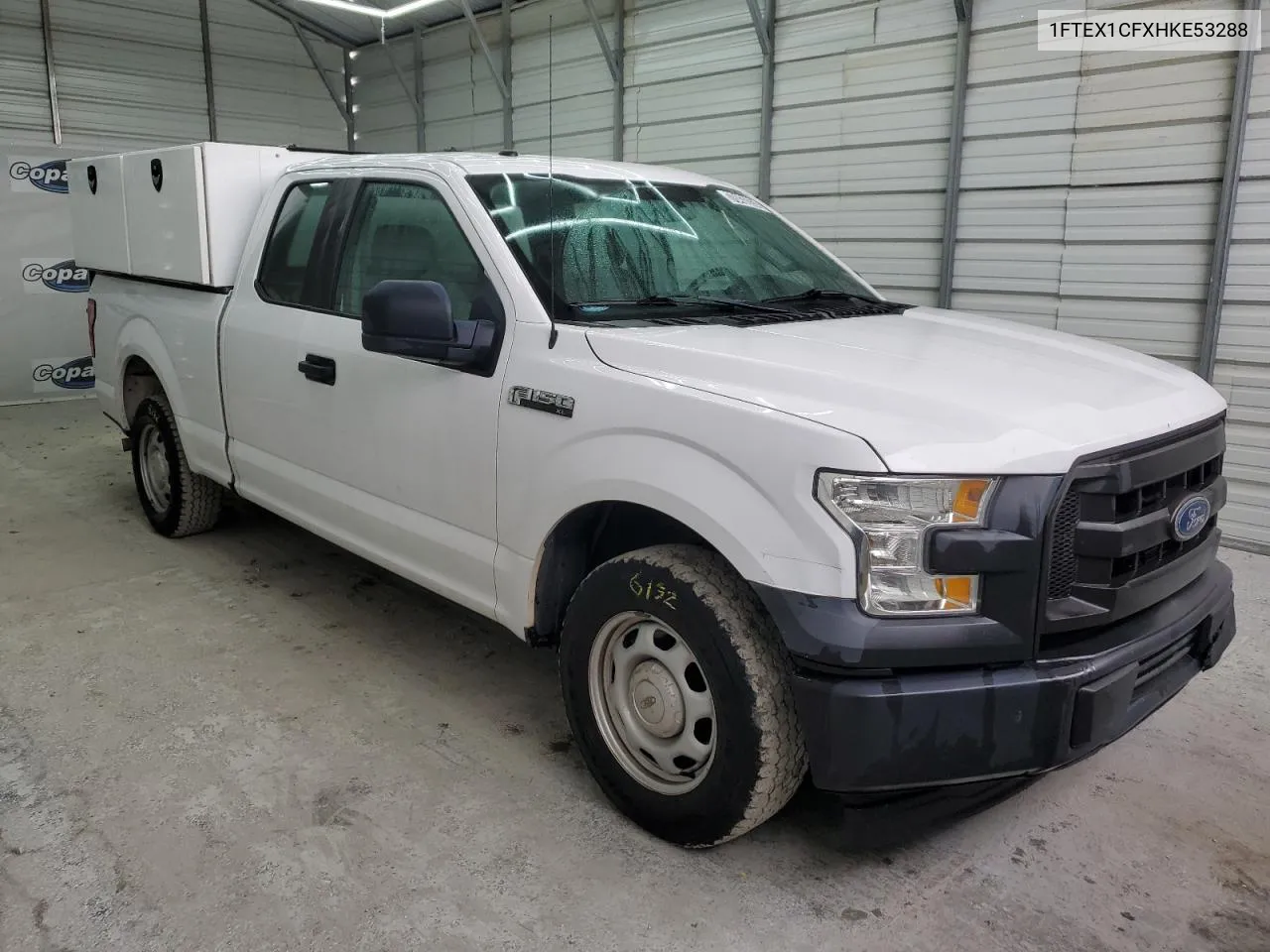 2017 Ford F150 Super Cab VIN: 1FTEX1CFXHKE53288 Lot: 78436334