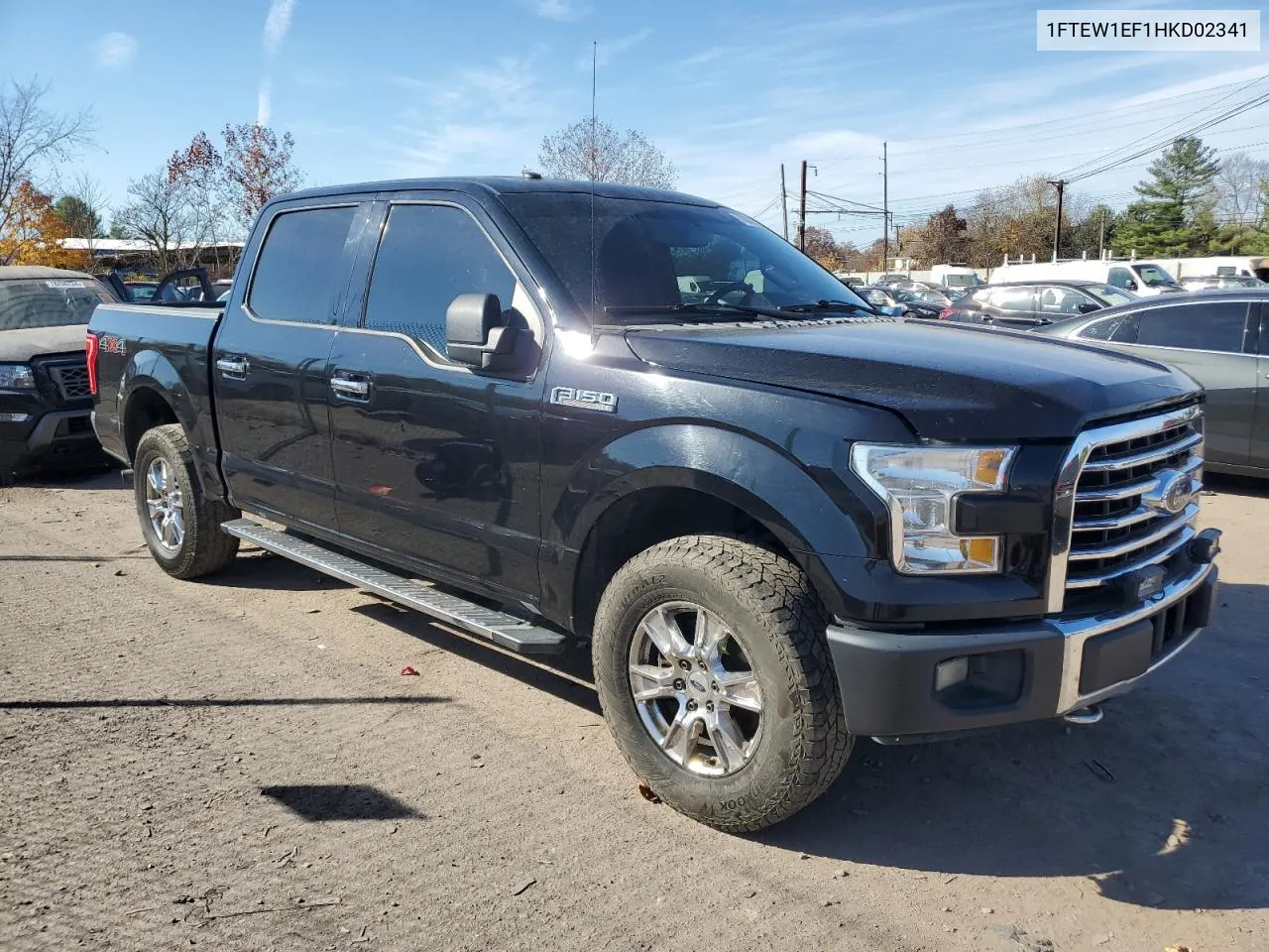 2017 Ford F150 Supercrew VIN: 1FTEW1EF1HKD02341 Lot: 78643704