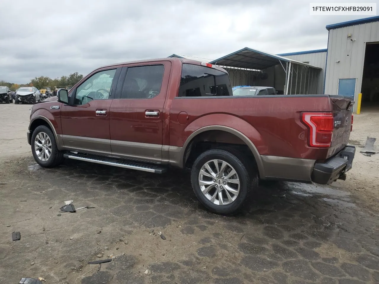 2017 Ford F150 Supercrew VIN: 1FTEW1CFXHFB29091 Lot: 78652894