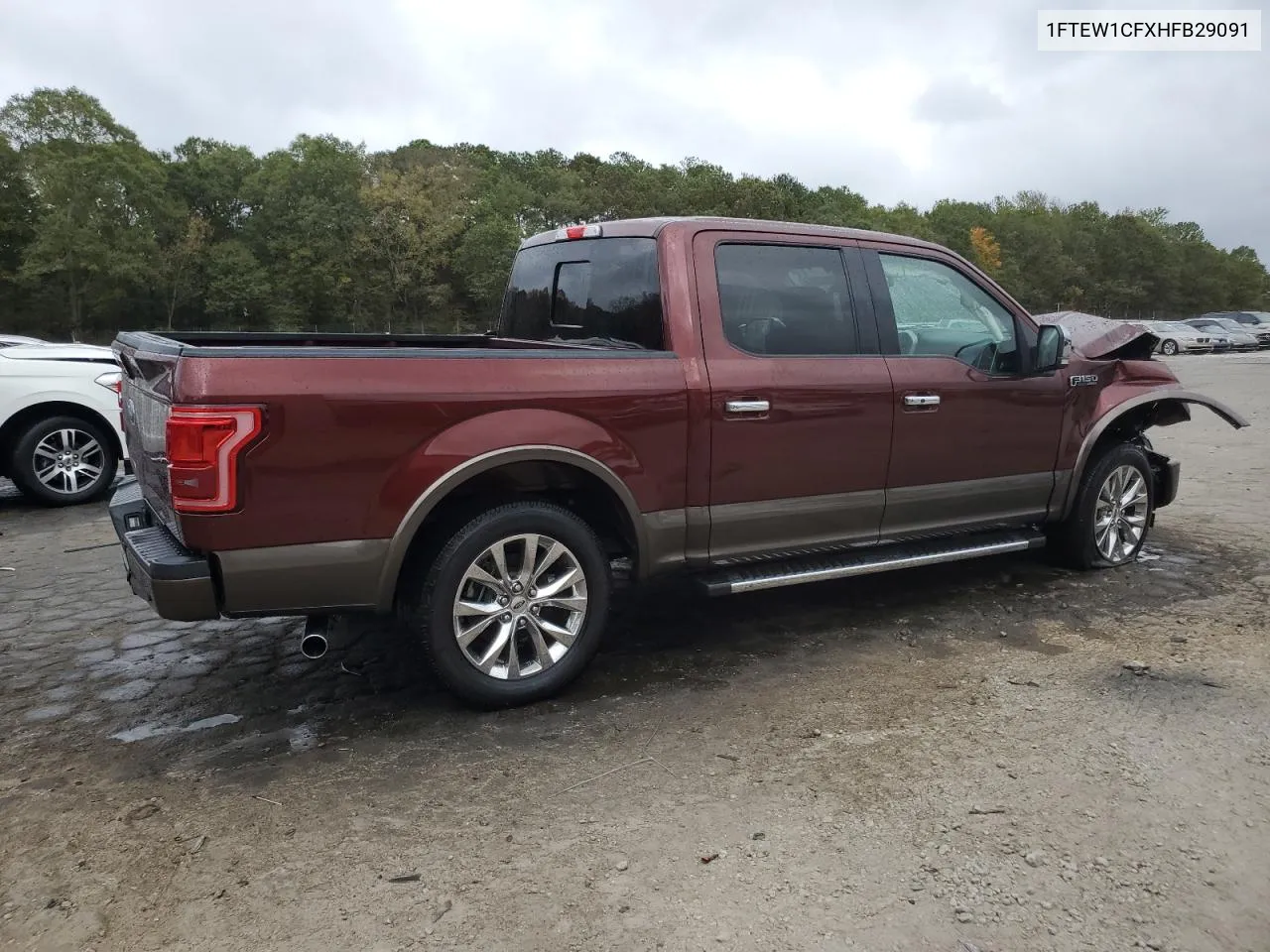 2017 Ford F150 Supercrew VIN: 1FTEW1CFXHFB29091 Lot: 78652894