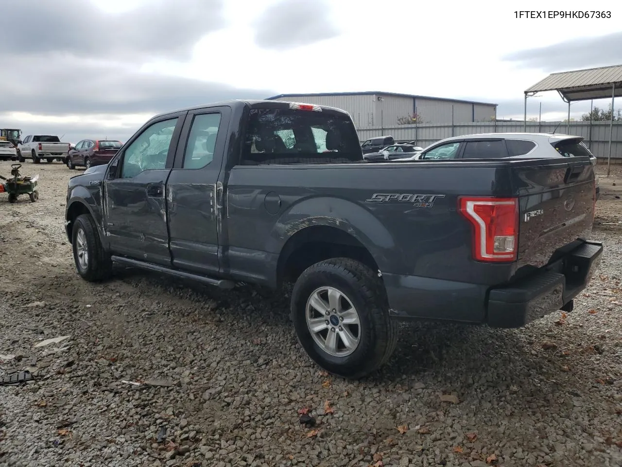 2017 Ford F150 Super Cab VIN: 1FTEX1EP9HKD67363 Lot: 78725984