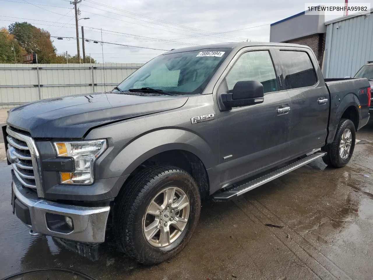 2017 Ford F150 Supercrew VIN: 1FTEW1EP8HFA95982 Lot: 78867994