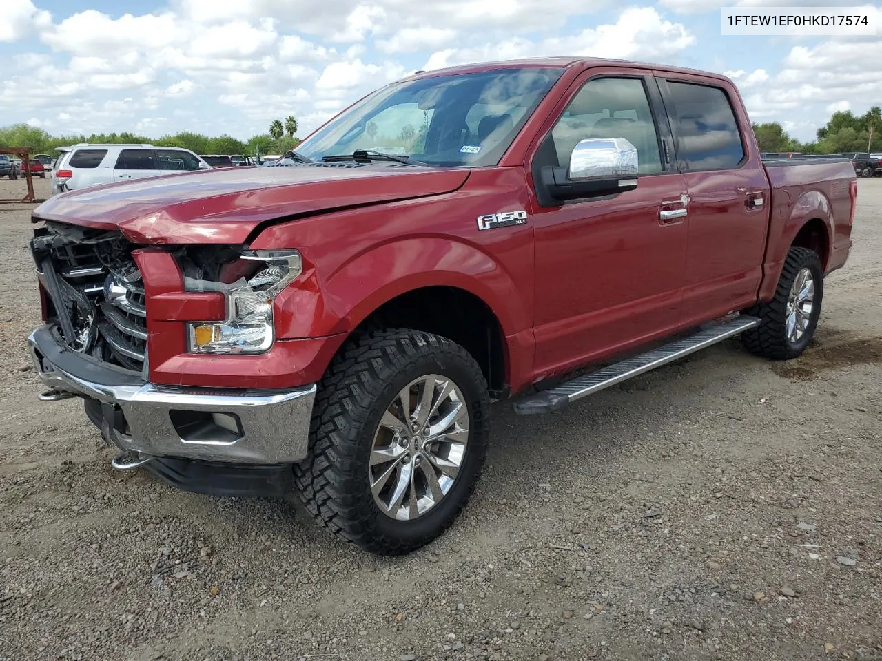 2017 Ford F150 Supercrew VIN: 1FTEW1EF0HKD17574 Lot: 78877764