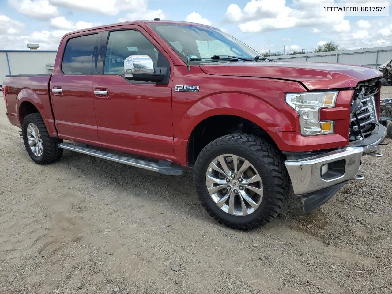 2017 Ford F150 Supercrew VIN: 1FTEW1EF0HKD17574 Lot: 78877764