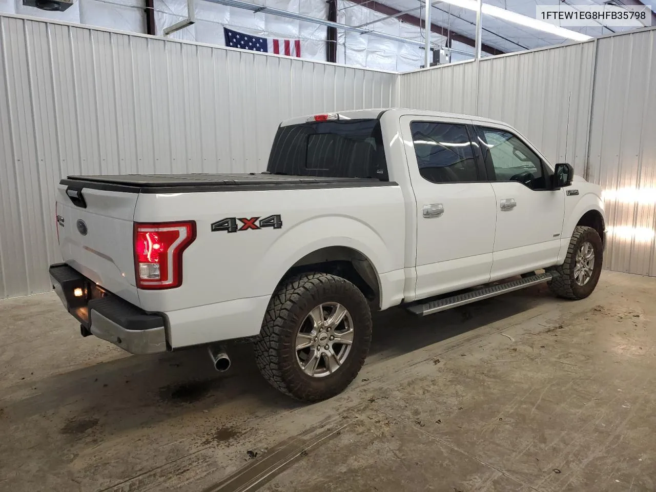 2017 Ford F150 Supercrew VIN: 1FTEW1EG8HFB35798 Lot: 79028754