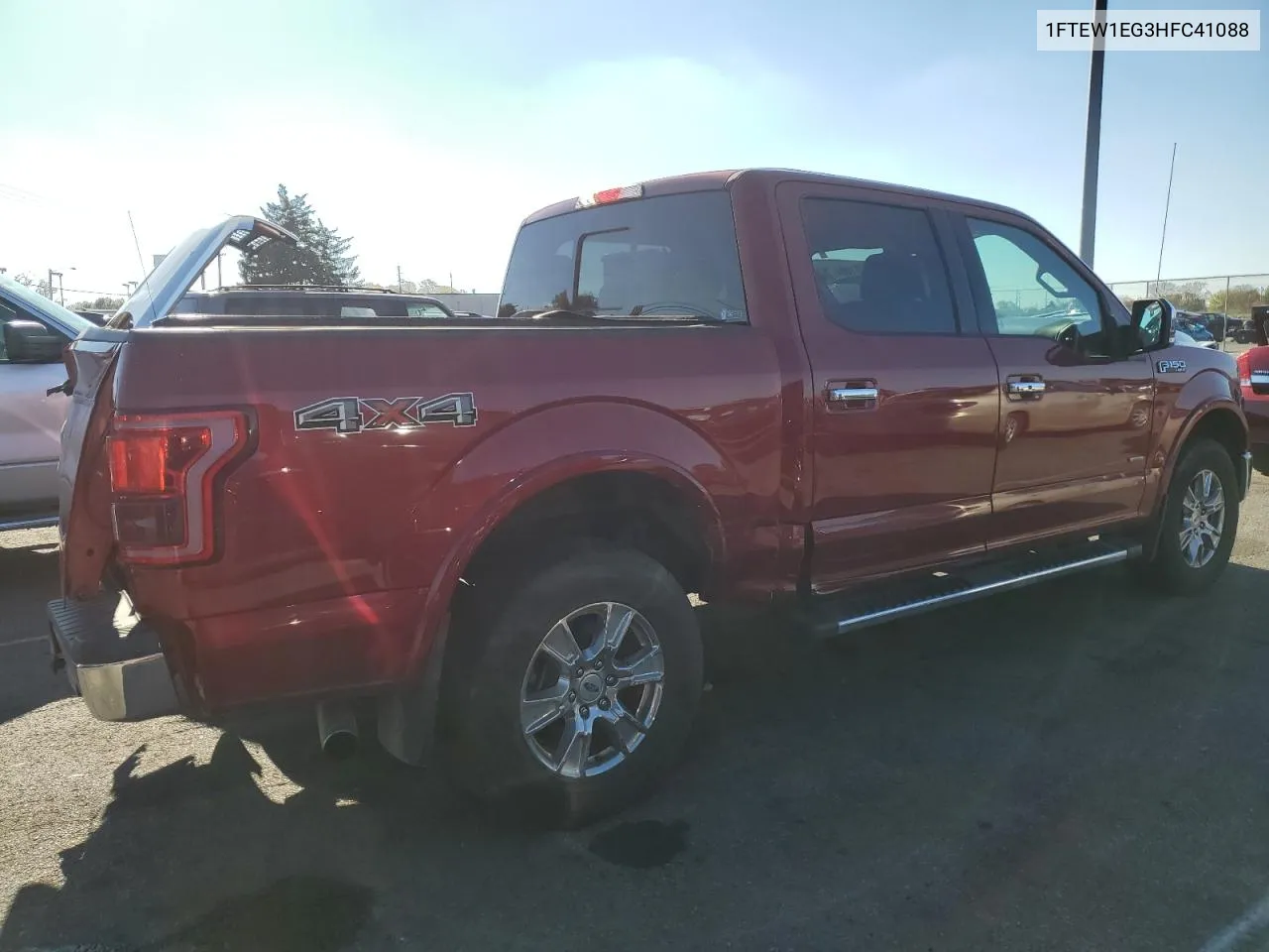 2017 Ford F150 Supercrew VIN: 1FTEW1EG3HFC41088 Lot: 79081094