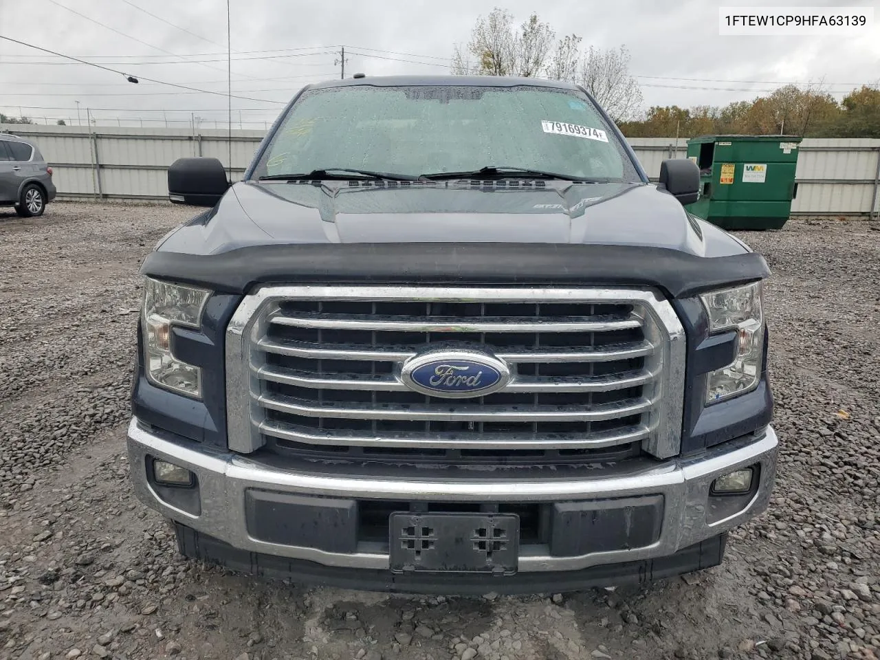 2017 Ford F150 Supercrew VIN: 1FTEW1CP9HFA63139 Lot: 79169374