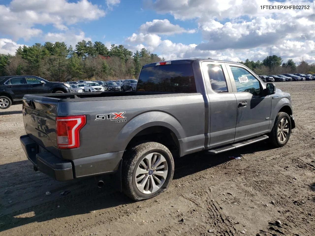 1FTEX1EPXHFB02752 2017 Ford F150 Super Cab