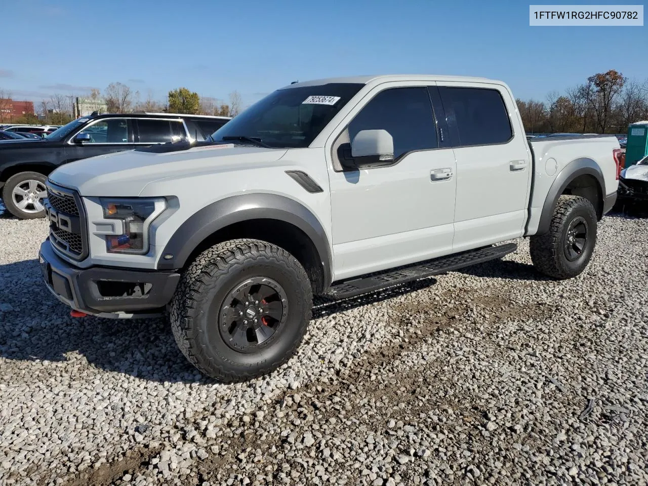 2017 Ford F150 Raptor VIN: 1FTFW1RG2HFC90782 Lot: 79253674