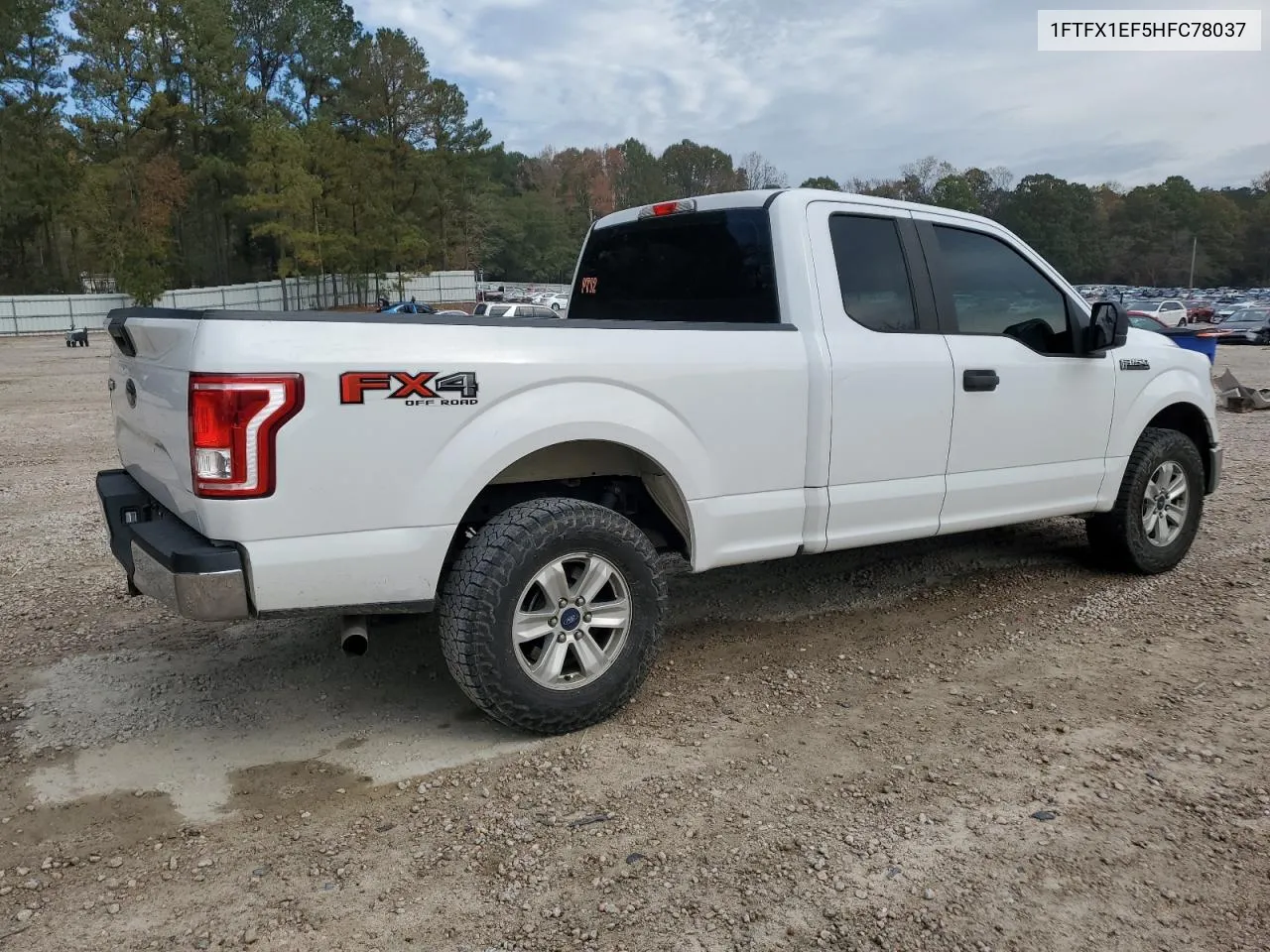 2017 Ford F150 Super Cab VIN: 1FTFX1EF5HFC78037 Lot: 79276244