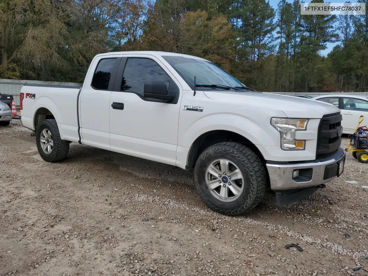 2017 Ford F150 Super Cab VIN: 1FTFX1EF5HFC78037 Lot: 79276244