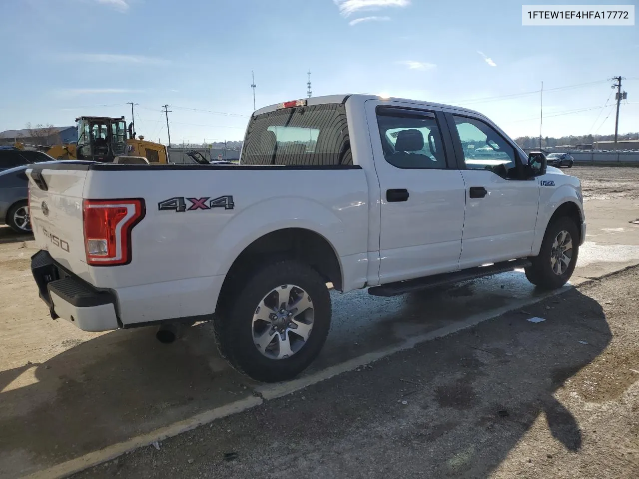 2017 Ford F150 Supercrew VIN: 1FTEW1EF4HFA17772 Lot: 79293974