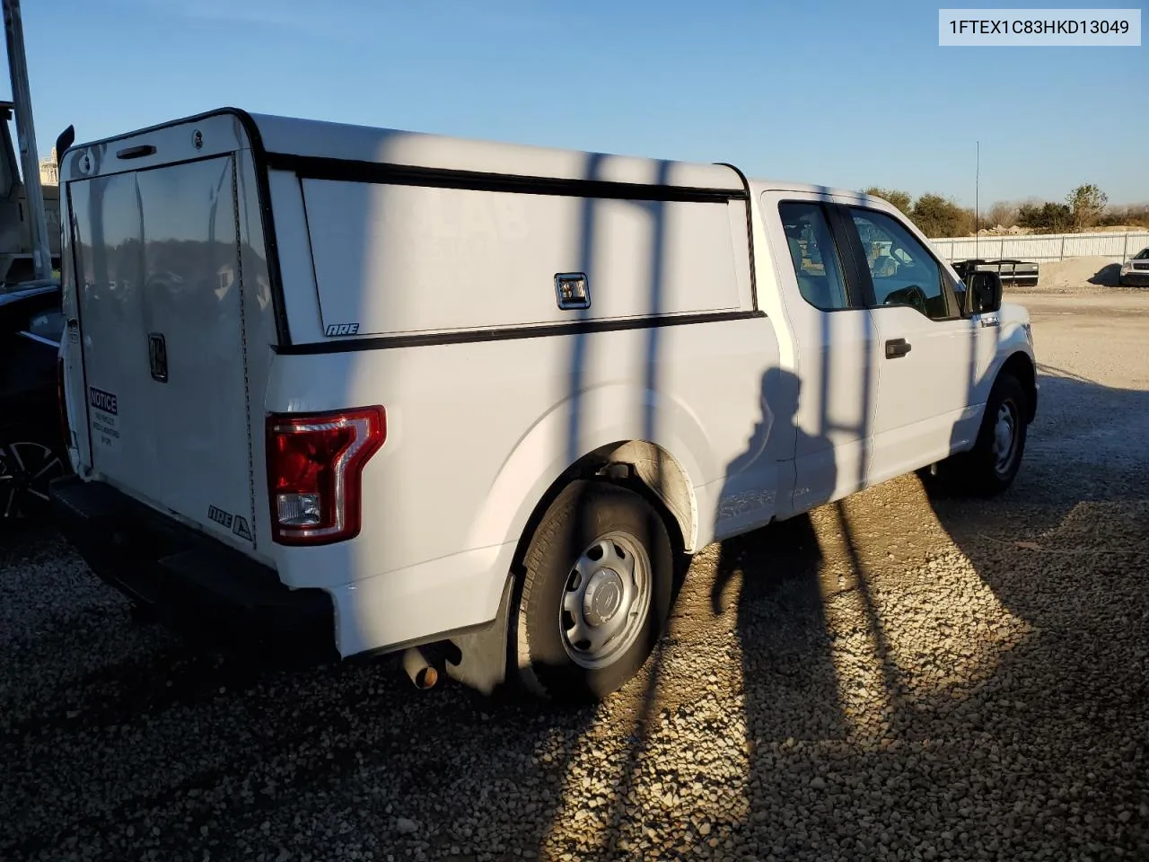 2017 Ford F150 Super Cab VIN: 1FTEX1C83HKD13049 Lot: 79403434